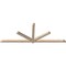 Ekena Millwork Kennewick Smooth Timber Gable Bracket, Douglas Fir, 108"W x 40"H x 3 1/2"D x 3 1/2"F, 9/12 Pitch GBW108X40X0404KEN00SDF - alternate 5